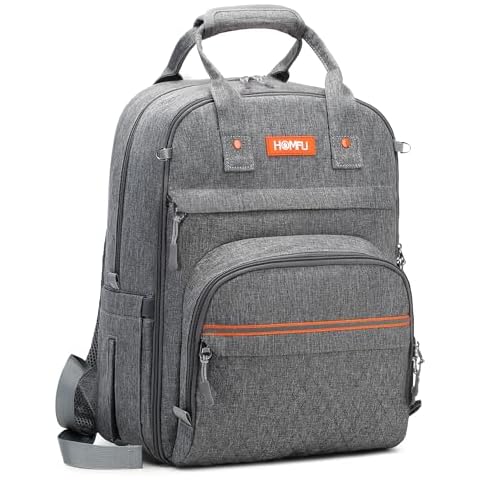 Laptop Backpack 14” For Travel Business Daypacks With Luggage Strap For Women Grey Large Day Backpacks For Men Durable Backpacks 15inch Rucksack Cover