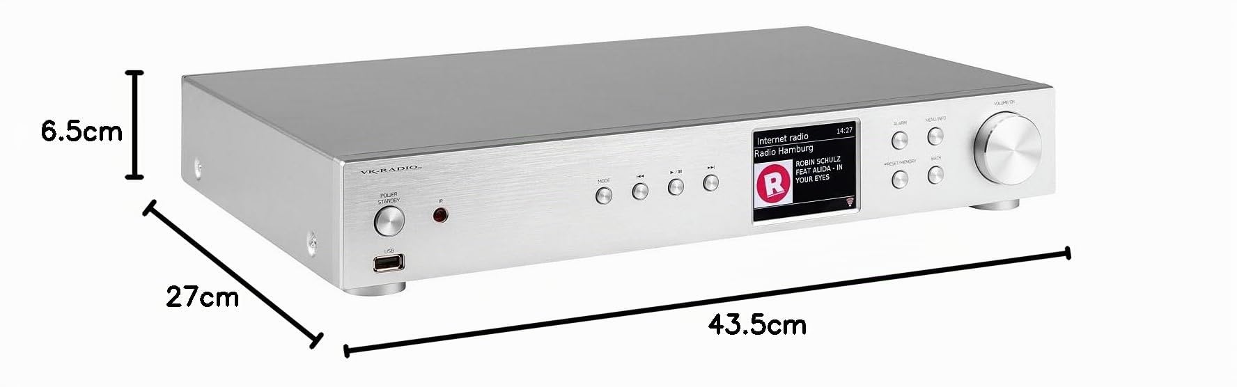 Tuner hifi connecté IRS-706.HiFi avec radio Internet, DAB+ et bluetooth [VR-Radio]