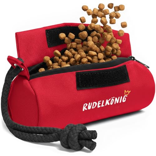 Rudelkönig Futterbeutel für Hunde - Apportierbeutel für Hundetraining - Robuster Futterdummy Hunde für Leckerlies - Dummy Hundetraining