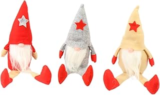 Ciieeo 3 Pçs Boneca Sem Rosto Boneca De Pelúcia Noel Boneca De Pelúcia Decoração De Mesa De Natal Gnomo Sueco Algodão Decorações De Natal Boneca De Noel