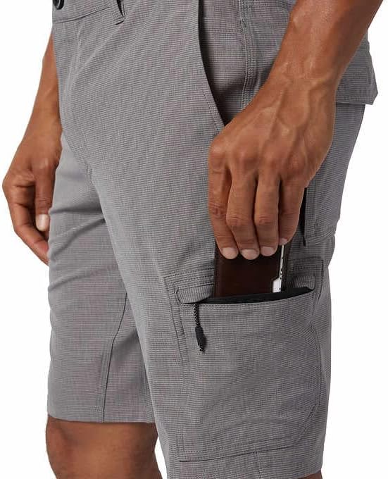 Mens Curl Hybrid Shorts, Charcoal Gray, 38