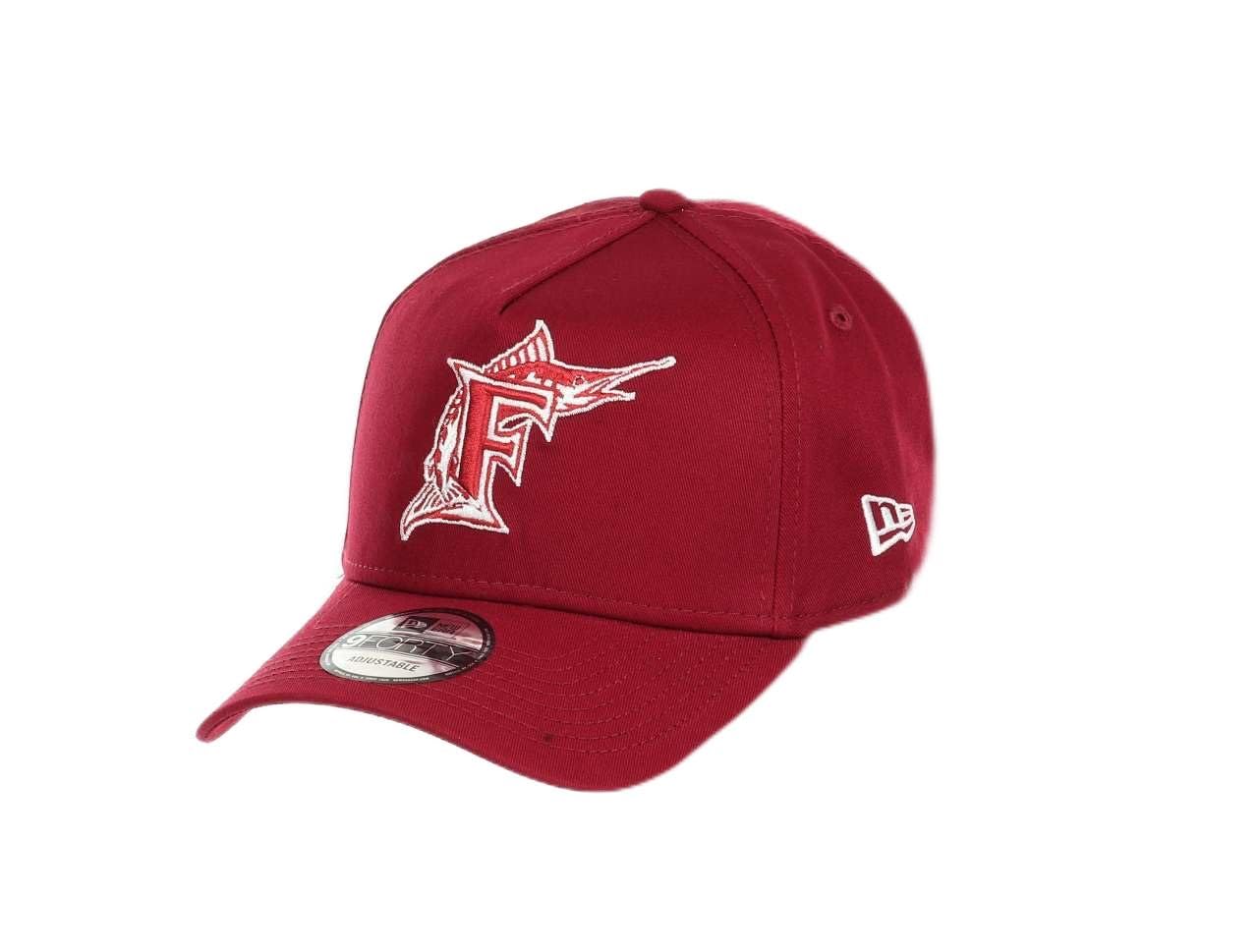 New Era Florida Marlins MLB Essential Cardinal 9Forty A-Frame Snapback Cap