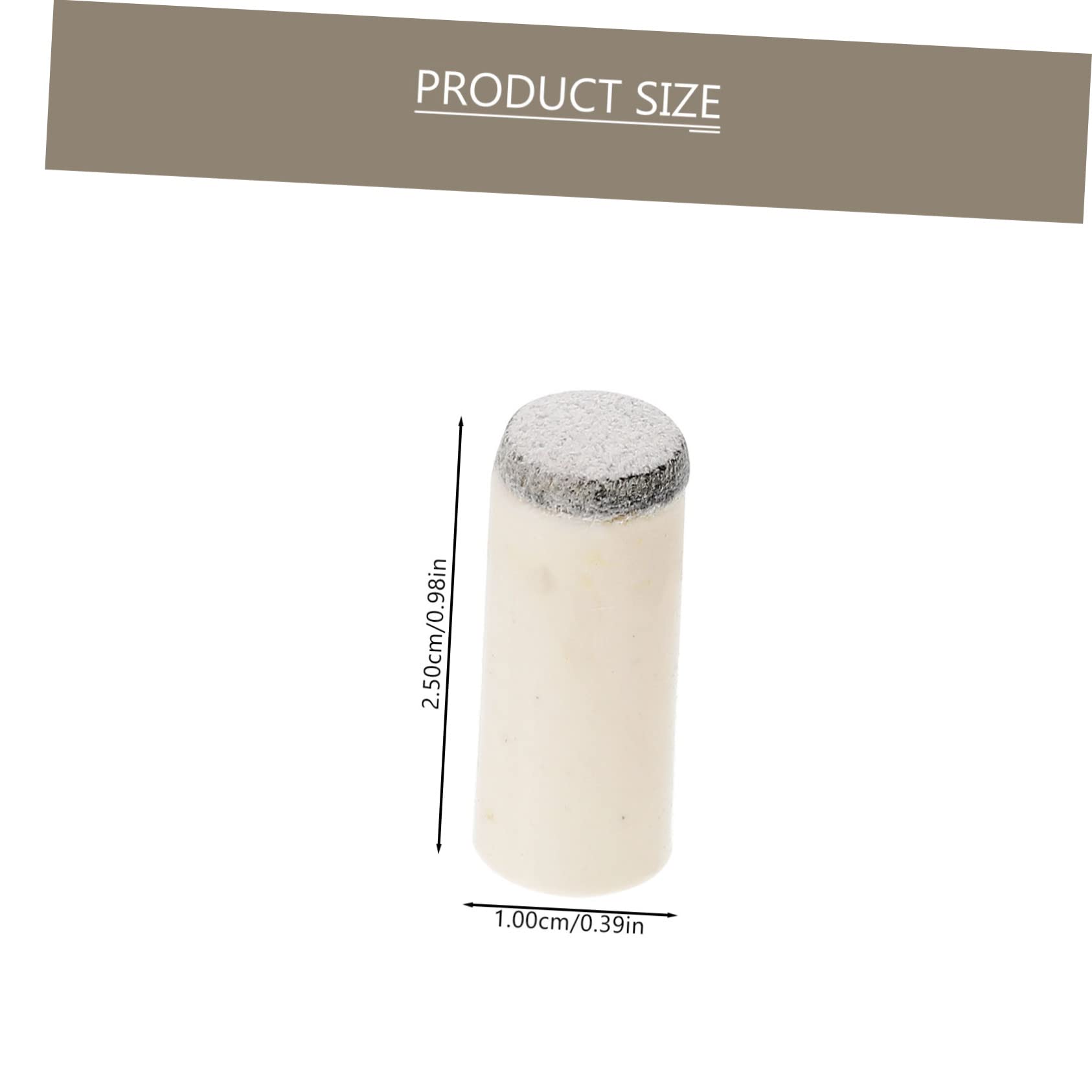 OSOLADY 100Pcs Portable Billiard Tips Replacement for Sticks Durable Pool Supply for Enhanced Performance Pool Games Essential Accessory for Billiards Enthusiasts