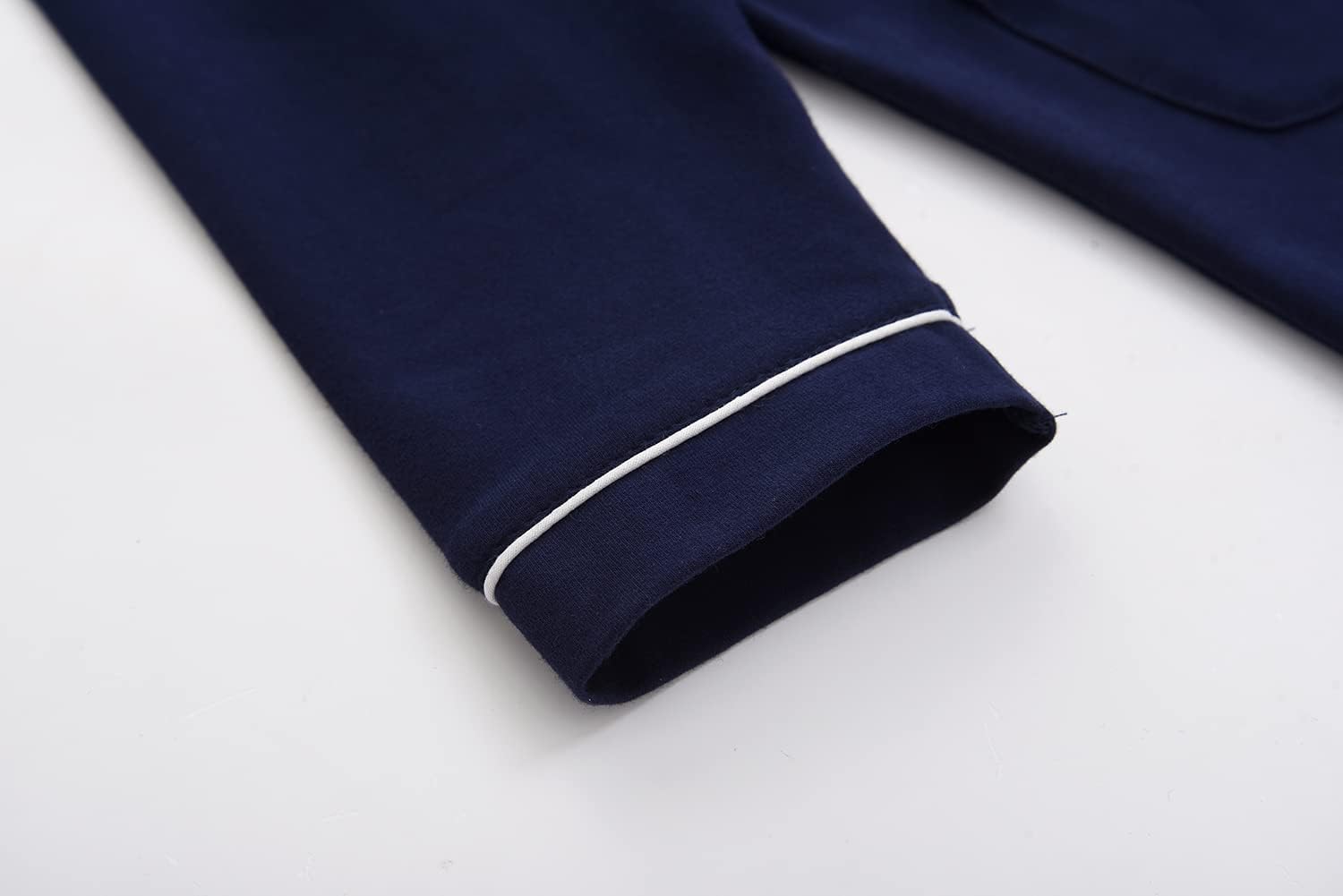 ACESTAR Kids Girls Boys Cotton Pajamas Set Long Sleeve Button Down Pjs Sleepwear Loungewear 2 Piece Set for Daily Size 3-12 - Image 4