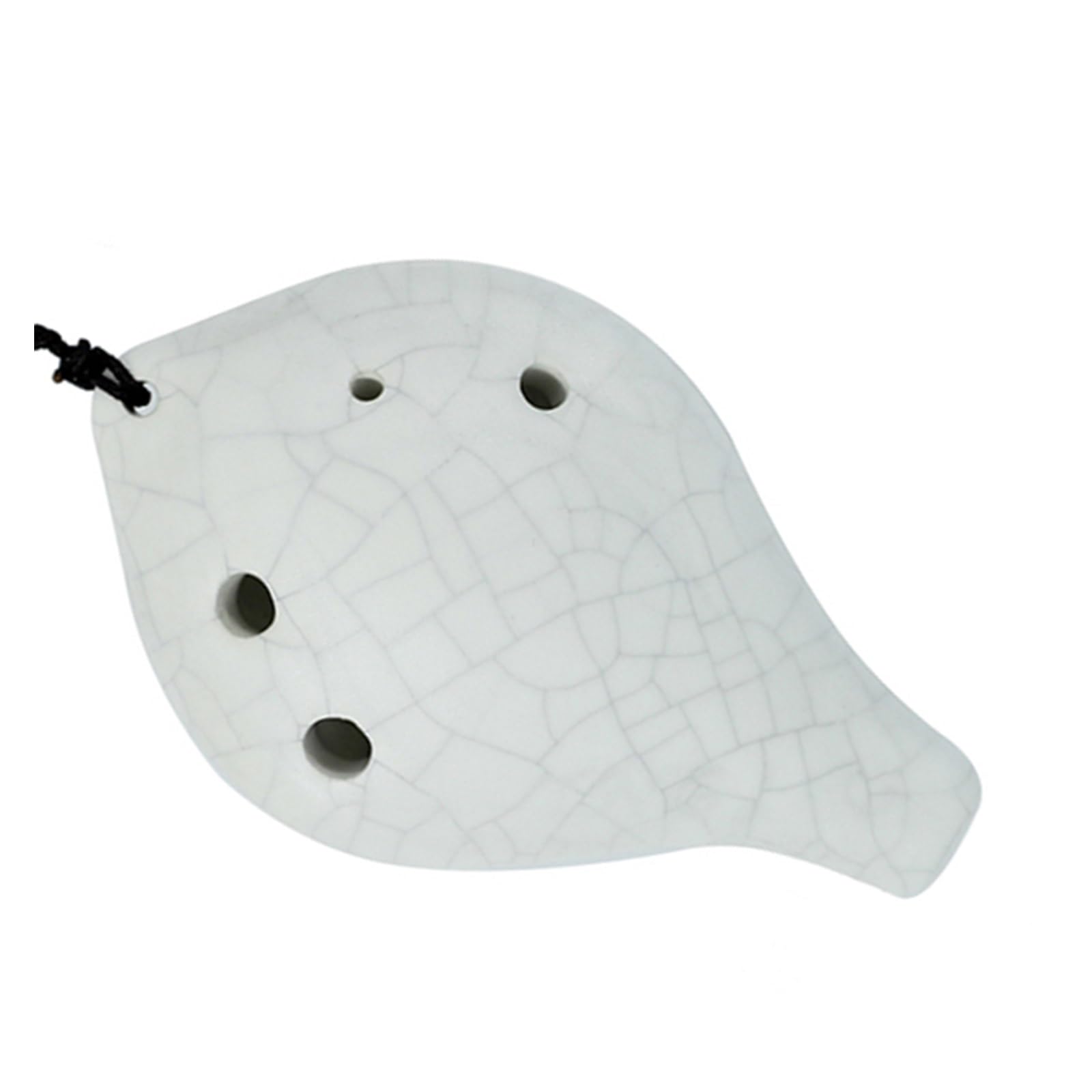 Ocarina A 6 Fori Per Principianti Strumento A Fiato Professionale Colore SC Do Acuto E Altri Toni Strumento Ocarina Professionale(White SC)
