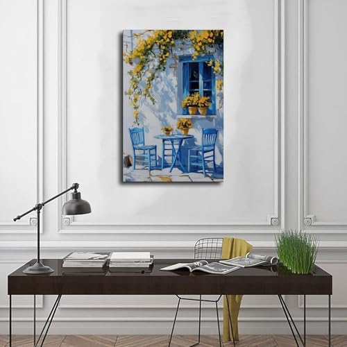 Poster toile café méditerranéen pour égayer un mur vide - 3