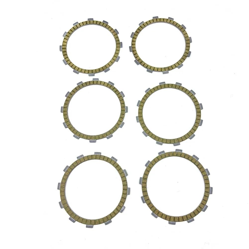 Kits de plaques Disque Friction d'embrayage Moteur Plaque Moto 6 pièces