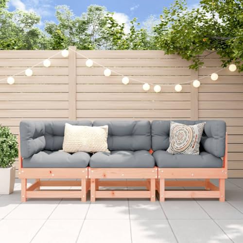Xichuzi Juego de Muebles de jardín 3 pzas Madera Maciza Abeto Douglas, Conjunto Jardin Exterior, Muebles Jardin Exterior, Conjunto Terraza, Terraza Exterior Chill out - 825420