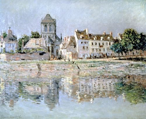 Cuadro río en Vernon Monet lienzo SERENDIPITP para cubrir paredes vacías 60x90