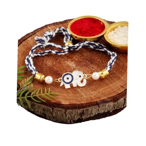 Image of Rakhi for Brother: Rakhis for Kids : Boys Rakhee with Free Roli Chawal & Gift Card: Raksha Bandhan Gifts for Brother : kids Rakhis