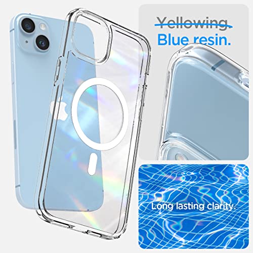 Image of Spigen for iPhone 14 Case, Ultra Hybrid MagFit [Anti-Yellowing] [Compatible with Magsafe] - Clear