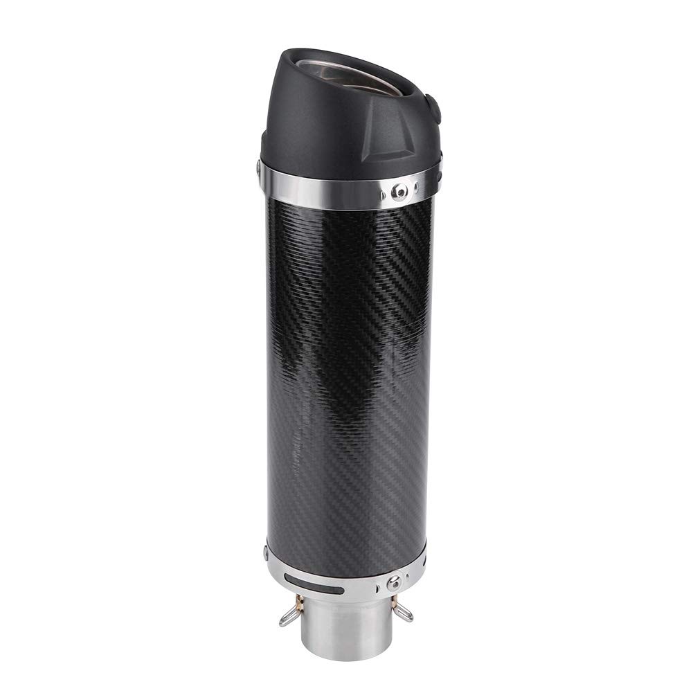Auspuffrohr 51mm Universal Motorrad Carbon mit DB Killer