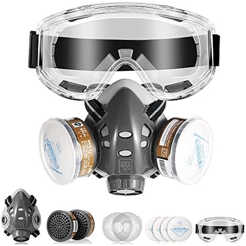 DK177 Half Facepiece Reusable Cover, Cover Filters for Personal Protective,Effective Filtering Gases, Vapors, Dust, Paint; Used for Cleaning, Grinding, Sanding, Welding,Painting Cover