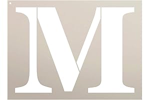 Letter Stencil - Choose Any Alphabet - Letter M (12 Inch)