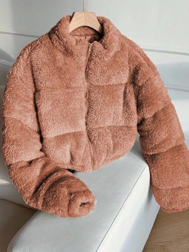 Image of KOTTY Women's Cozy Fit Full Sleeve Coral Fleece Zip Jacket - Winterwear with Pockets for Daily Warmth & Style