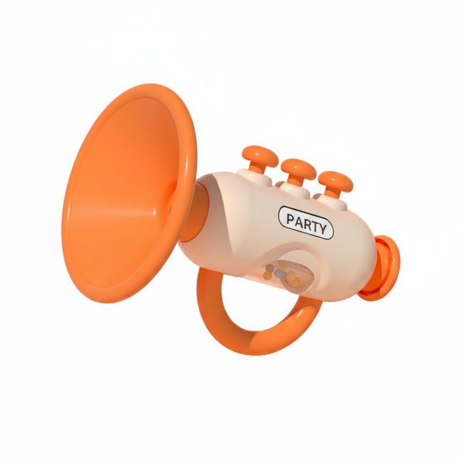baby trumpet toy early learning baby trumpet whistle crisp sound easy blow whistle toy for infants, toddlers, orange, trumpet|toys & hobbies | educational | music & art