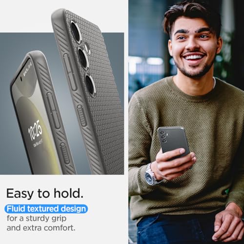 Spigen Liquid Air Back Cover Case Compatible with Galaxy S24 (TPU | Marble Gray) 4 51qP87sYbCL