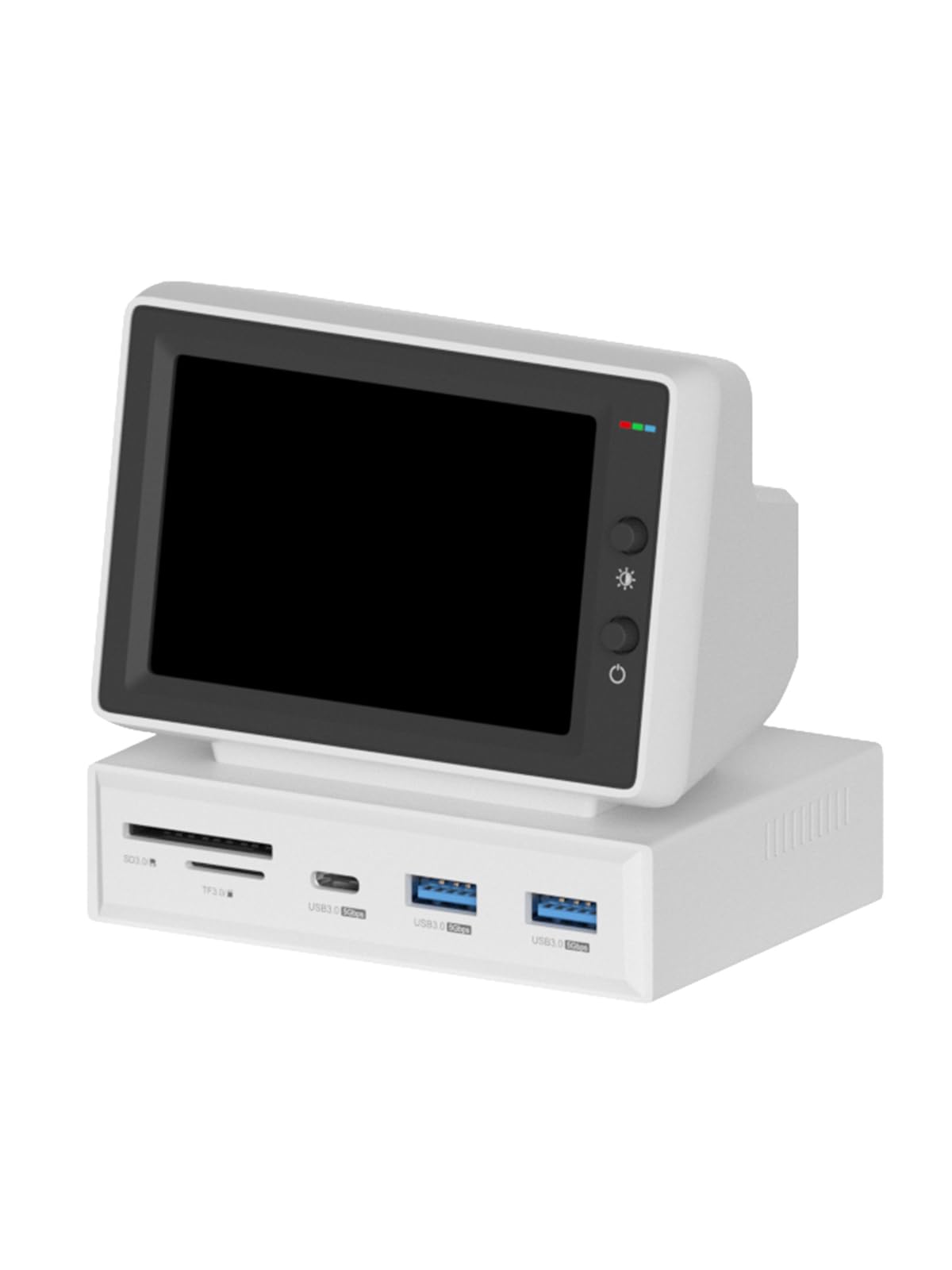 Hagibis Mini Pantalla PC Monitor Secundario USB C Hub AIDA64 IPS | Pantalla IPS clara para monitorizar tu PC. Incluye hub USB integrado para conectar dispositivos en tu escritorio.