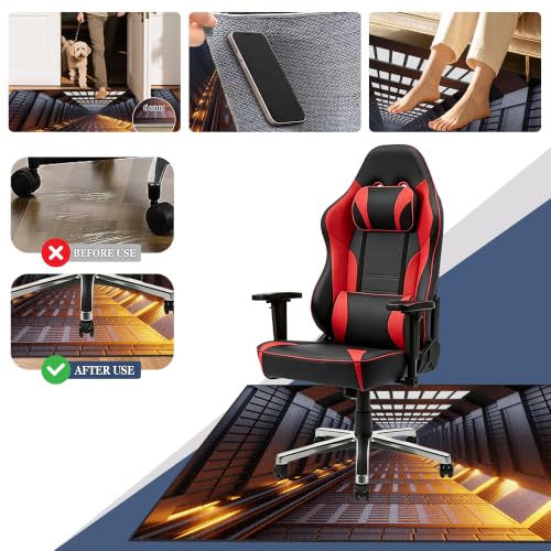 Tapis de chaise gaming antidérapant 70x100cm pour tapis sous chaise bureau