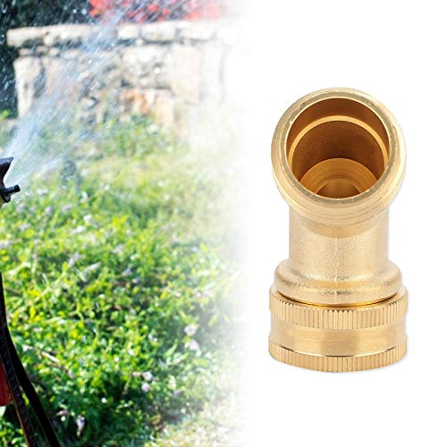 Image of 45 Degree Hose Elbow- Eliminates Stress and Strain On RV Water Intake Hose Fittings, Solid Brass