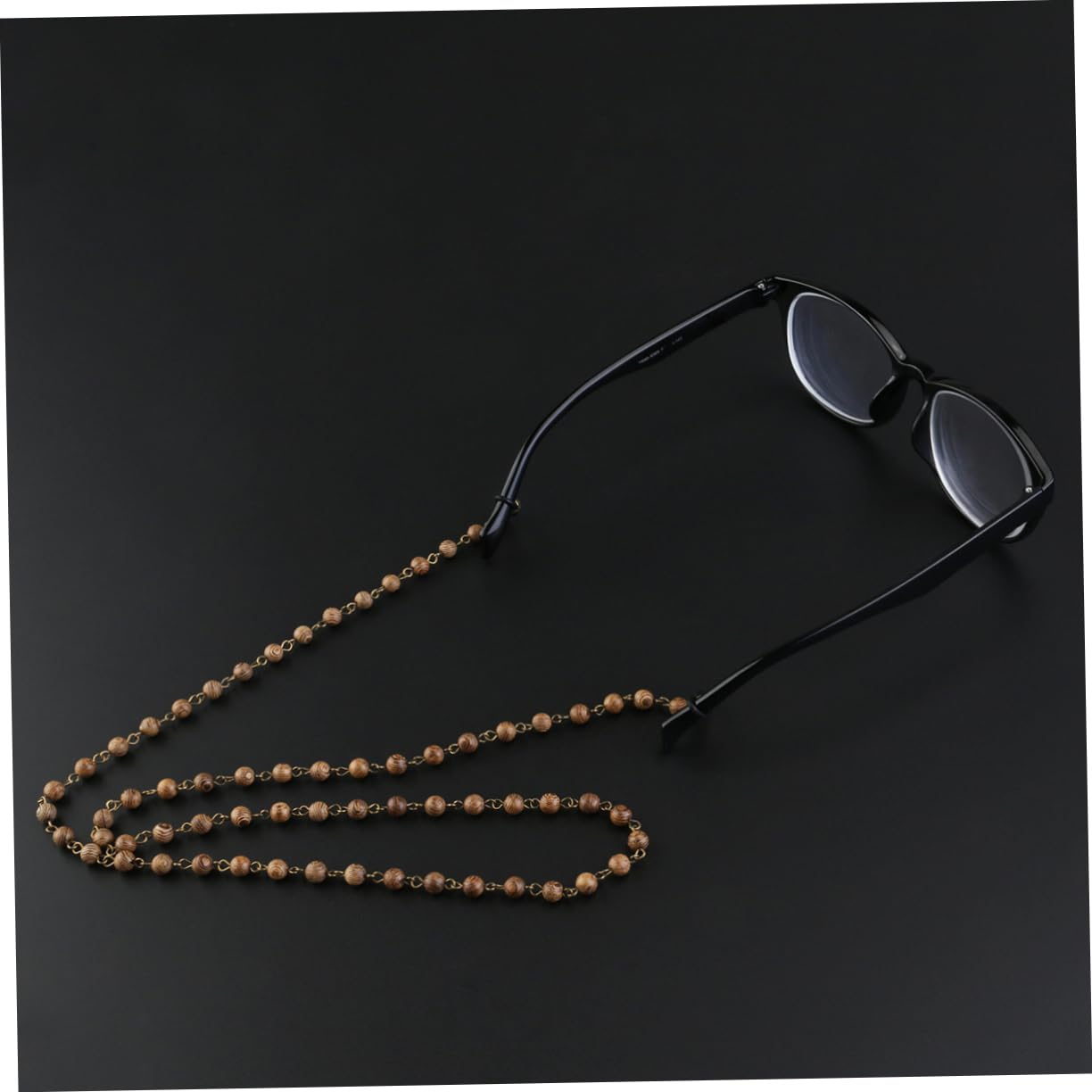 LIFKOME 2piezas Cadena De Gafas De Madera Natural De Pollo Soporte De Cuello Para Gafas y Accesorio De Moda Para Mujer y Hombre