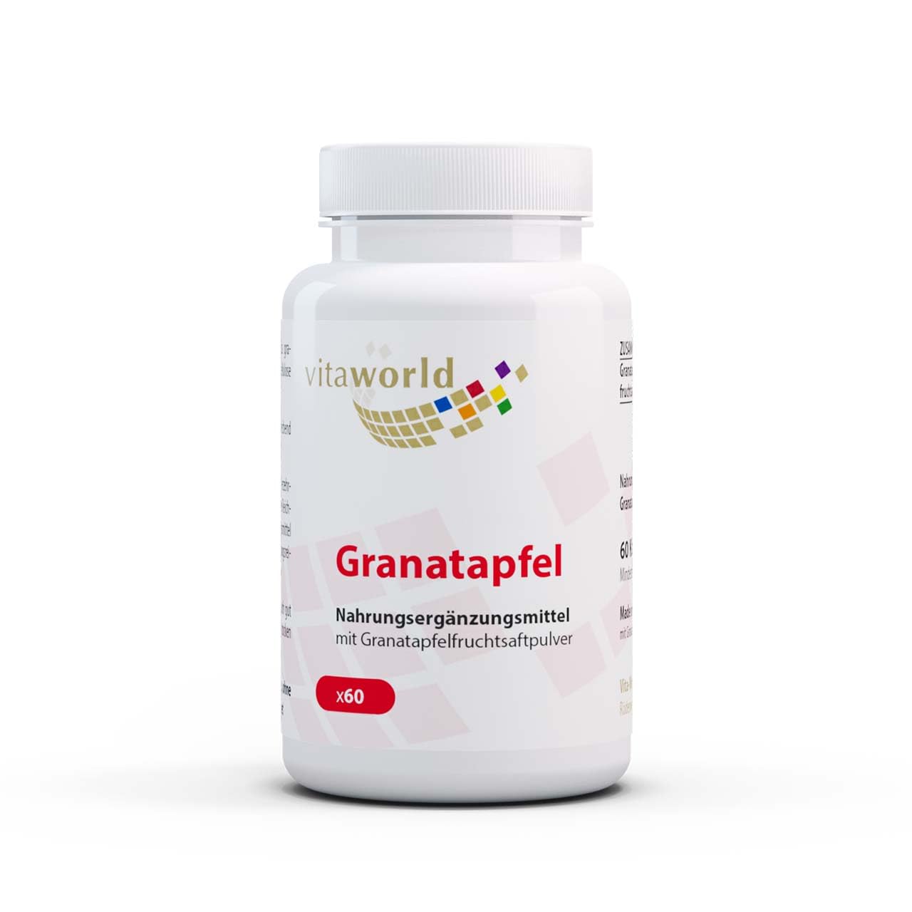 3er Pack Vita World Granatapfel 500mg 3 x 60 Kapseln Apotheken Herstellung