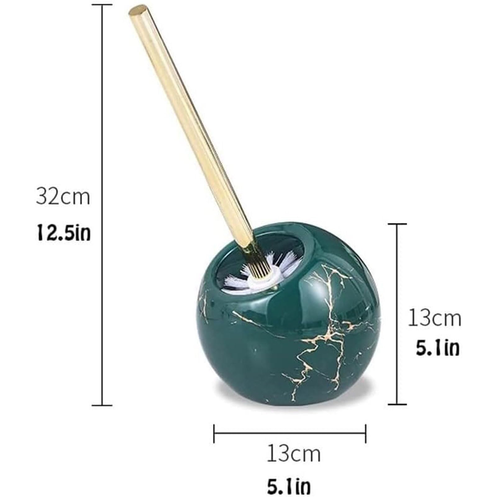 Escobillero con Soporte, Juego de cúpula y Soporte de cerámica, de pie, Decorativo