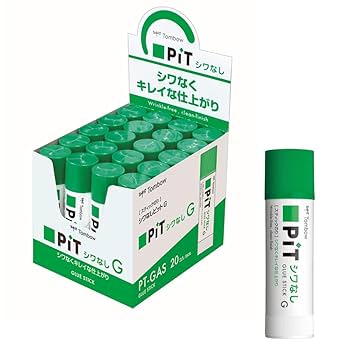 Amazon | トンボ鉛筆 スティックのり シワなしPiT (薄い紙でも