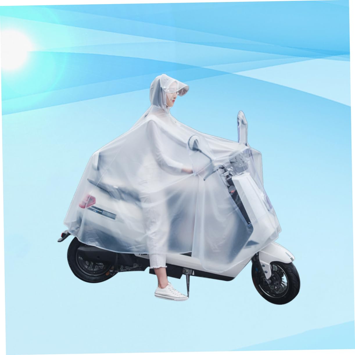 TOYANDONA Impermeabile Per Veicoli Elettrici Giacca Antipioggia Per Ciclismo Trench Per Adulti Poncho Antipioggia Per Adulti Impermeabile Per Esterni Pratico Impermeabile Impermeabile