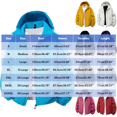Womens Outdoor Active Jackets Zip Up Hooded Hiking Travel Windbreaker Jacket Unisex Fall Casual Jackets Clothes with Pockets2