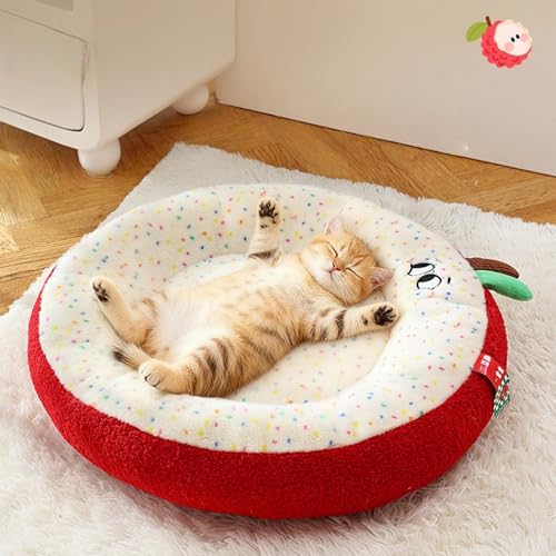Cama de invierno para mascotas en jaula de interior con borde elevado protector 8