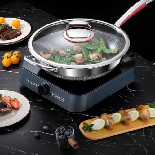 Wok acero inoxidable antiadherente 34 cm miniatura 6