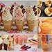 Joy Mini Cups Miniature Ice Cream Cones For Kids, Desserts, Cupcake Cones, Cake Pops 42 Count (1 Box/42 cones)