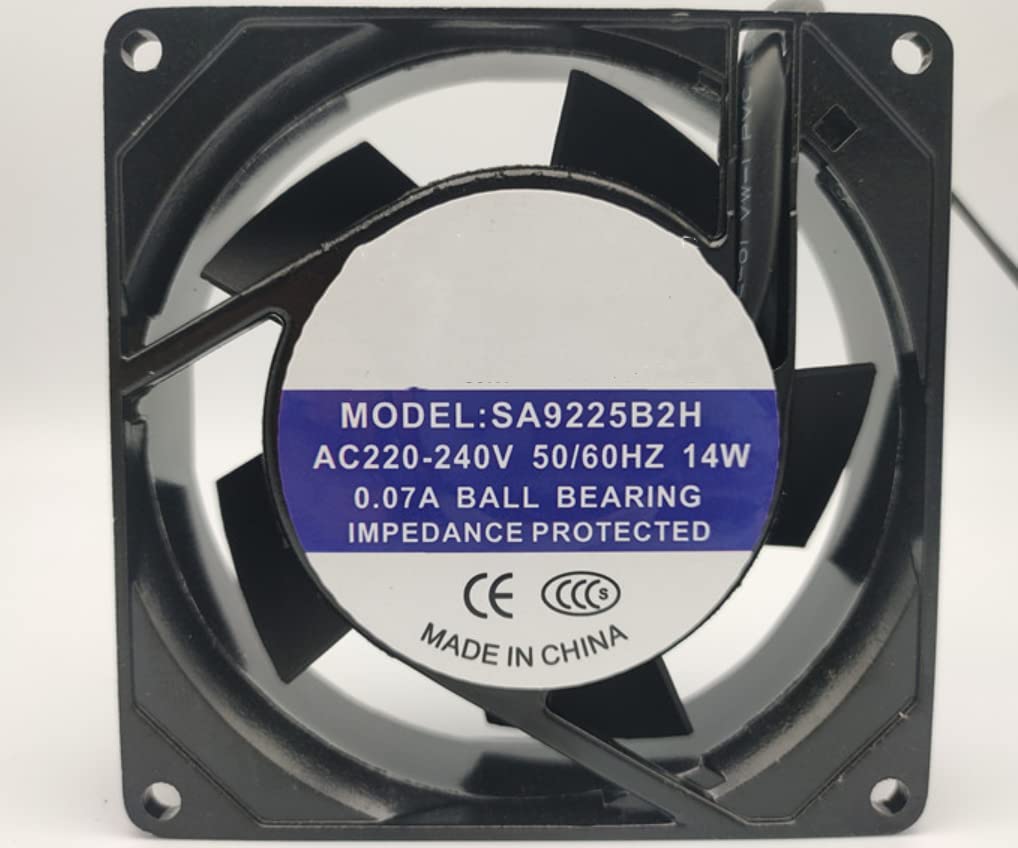 CZVJUKBYP 220V 0.07A 14W 9225 Cooling Fan 92X92X25mm