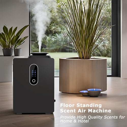 2025 Upgraded HVAC Scent Diffuser Machine 1000ML, Scent Air Machine with WiFi for Home, Hotel Diffuser Coverage 6000 Sq.Ft, Waterless Cold Air Aromatherapy Essential Oil Diffuser for Large Room