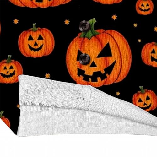 Halloween Sweaters for Women Cute Pumpkin Cardigan Long Sleeve Casual Vintage Ghost Cardigan Fall 2025 Outfits4