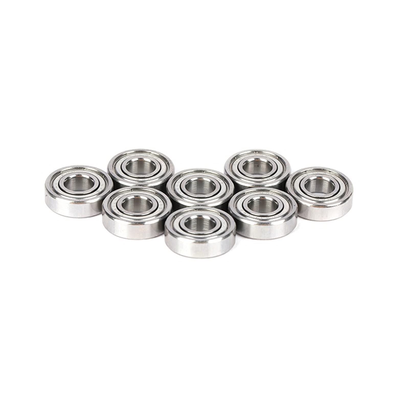 Industrial Bearings 10 roulements à billes en acier inoxydable de haute qualité 7 x 17 x 5 mm. for Ball Bearing Skate Bearings