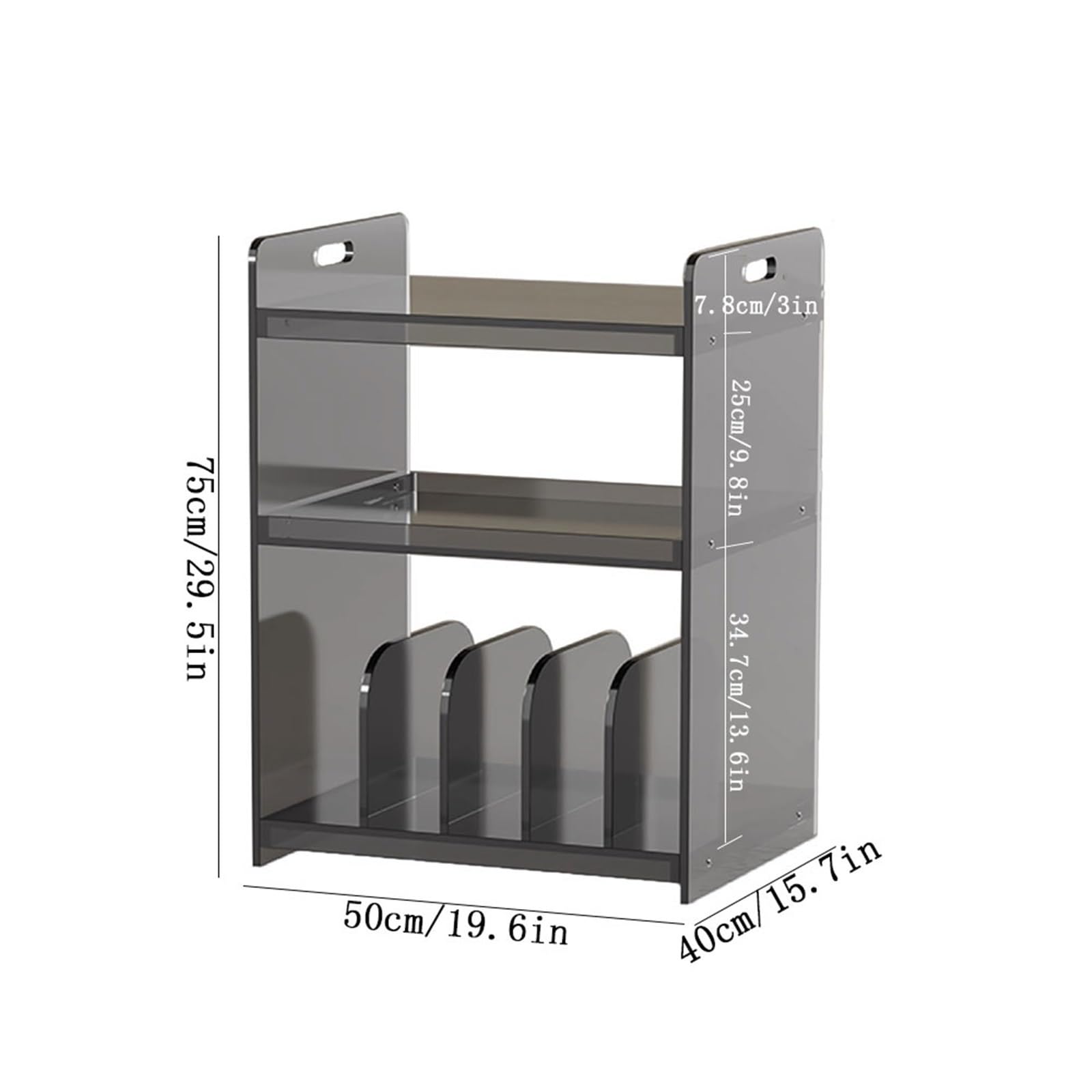 Ufficio Album minimalisti for armadietti con dischi in vinile acrilico Scaffale porta dischi