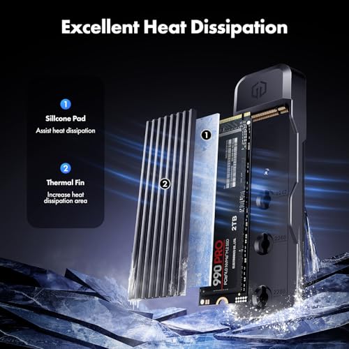 Station d'accueil M2 NVMe PCIe SATA boîtier externe USB 3.2 pour PC et portable - 7