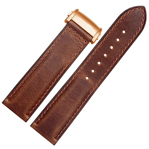 Bracelet de montre en cuir pour hommes adaptable 20mm pour remplacer un bracelet usé