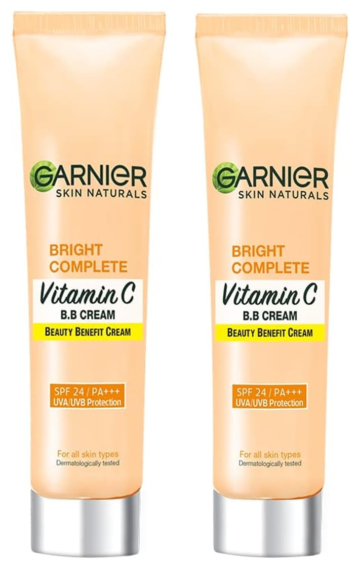 Garnier Bright Complete Vitamin C Full Coverage Bb Cream For All Skin Types 30G & Bright Complete Natural Vitamin C Bb Cream For All Skin Types 18G, Pack Of 1-image-20