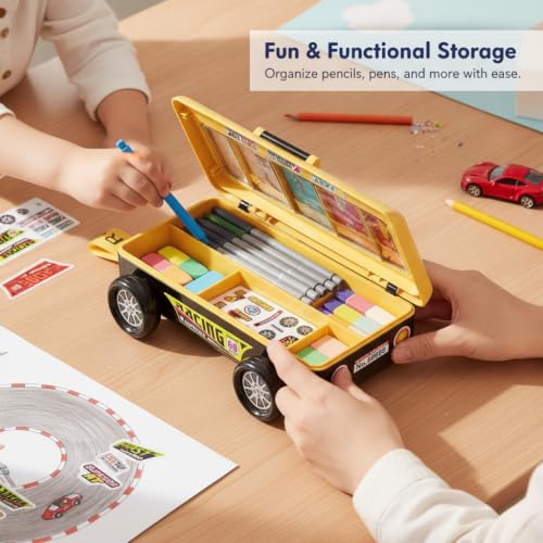 SiaBiced Boîte à Crayons, Voiture Course, Double – vue 7