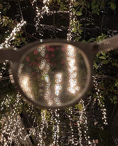 HI-LITES Special Effect Light Changing/Light Diffraction Glasses - Heart Effect Lenses - Designer Style3
