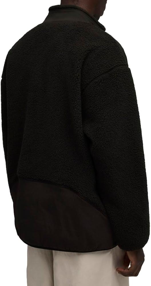 PUMA Mens Pumatech Soft Tech Relaxed Sherpa Jacket Athletic Outerwear Casual - Black