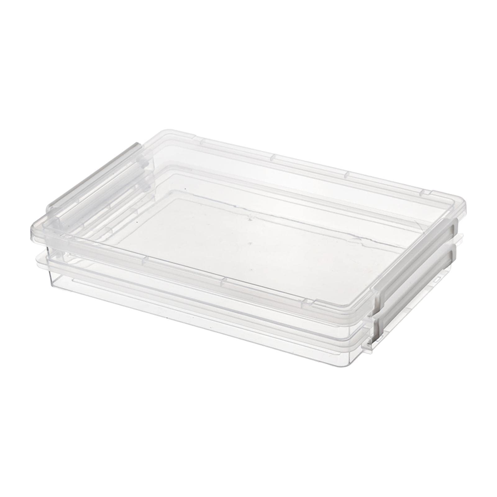 WOVEBIUS Desk Paper Organizer Portable Stackable File Storage Box for Travel Personal
