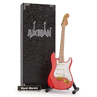 Réplique de guitare miniature Hank Marvin (The Shadows) – Cadeaux musicaux – Fait à la main – Échelle 1/4 – Comprend une… - Les Beatles, Paul McCartney, John Lennon, RIngo Starr, George Harrison