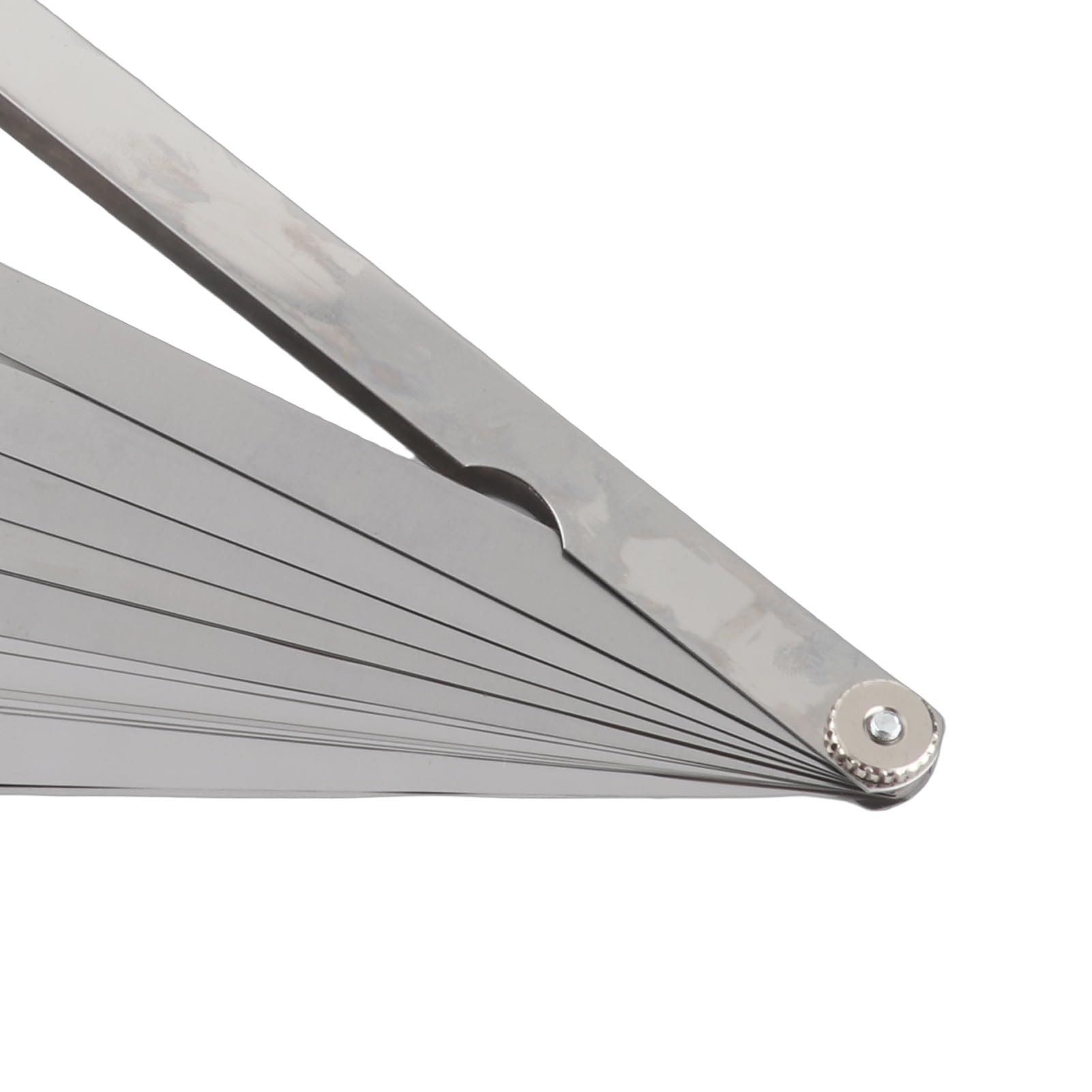 Hilitand 300mm Feeler Gauge 17 Blades Stainless Steel Metric Gap Measuring Tool 0.02mm-1mm