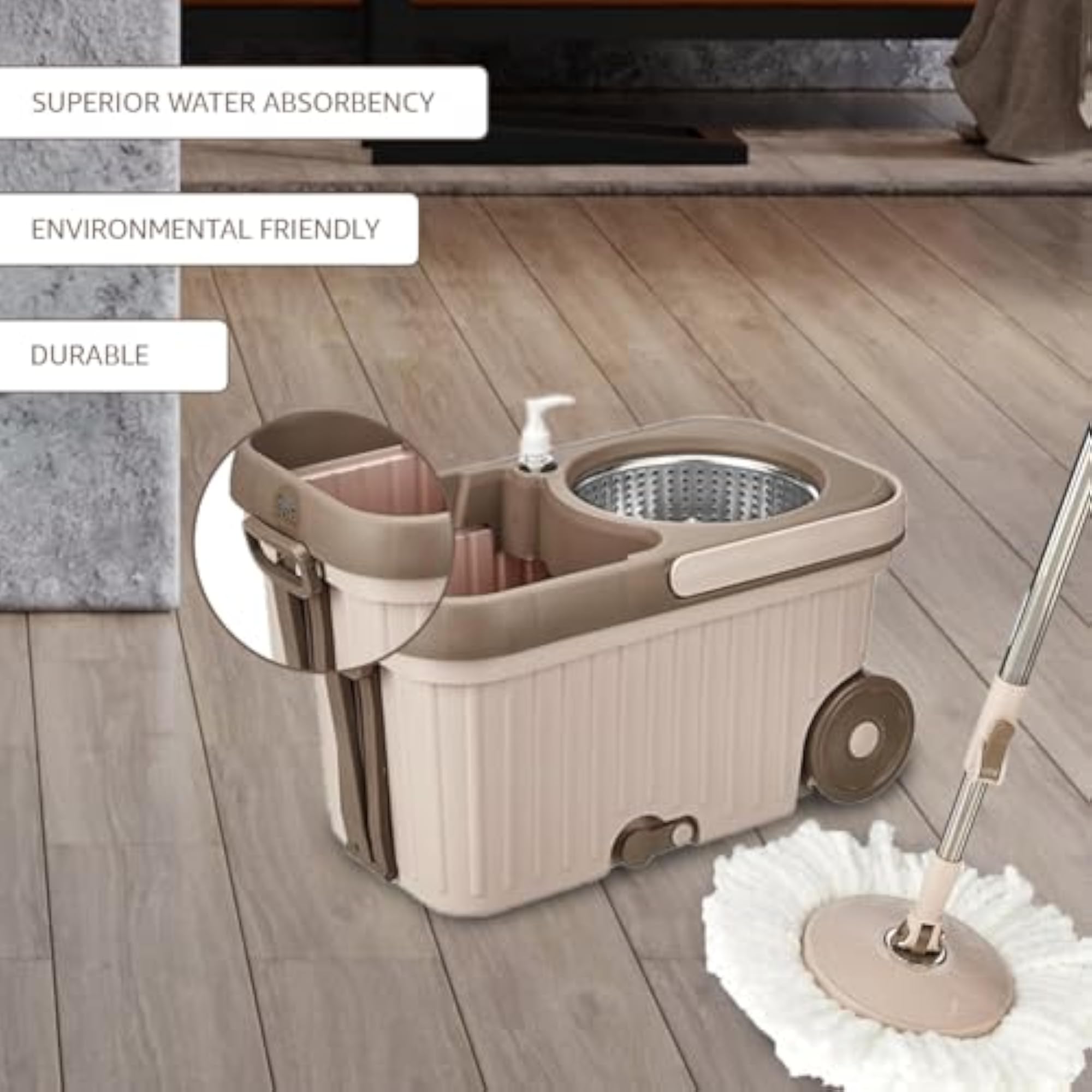 Presto! Elite Spin Mop with Steel Wringer