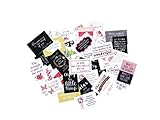 Sprinkled Joy Designer Lunchbox Floral Motivational Notes - 50 Inspirational Cards