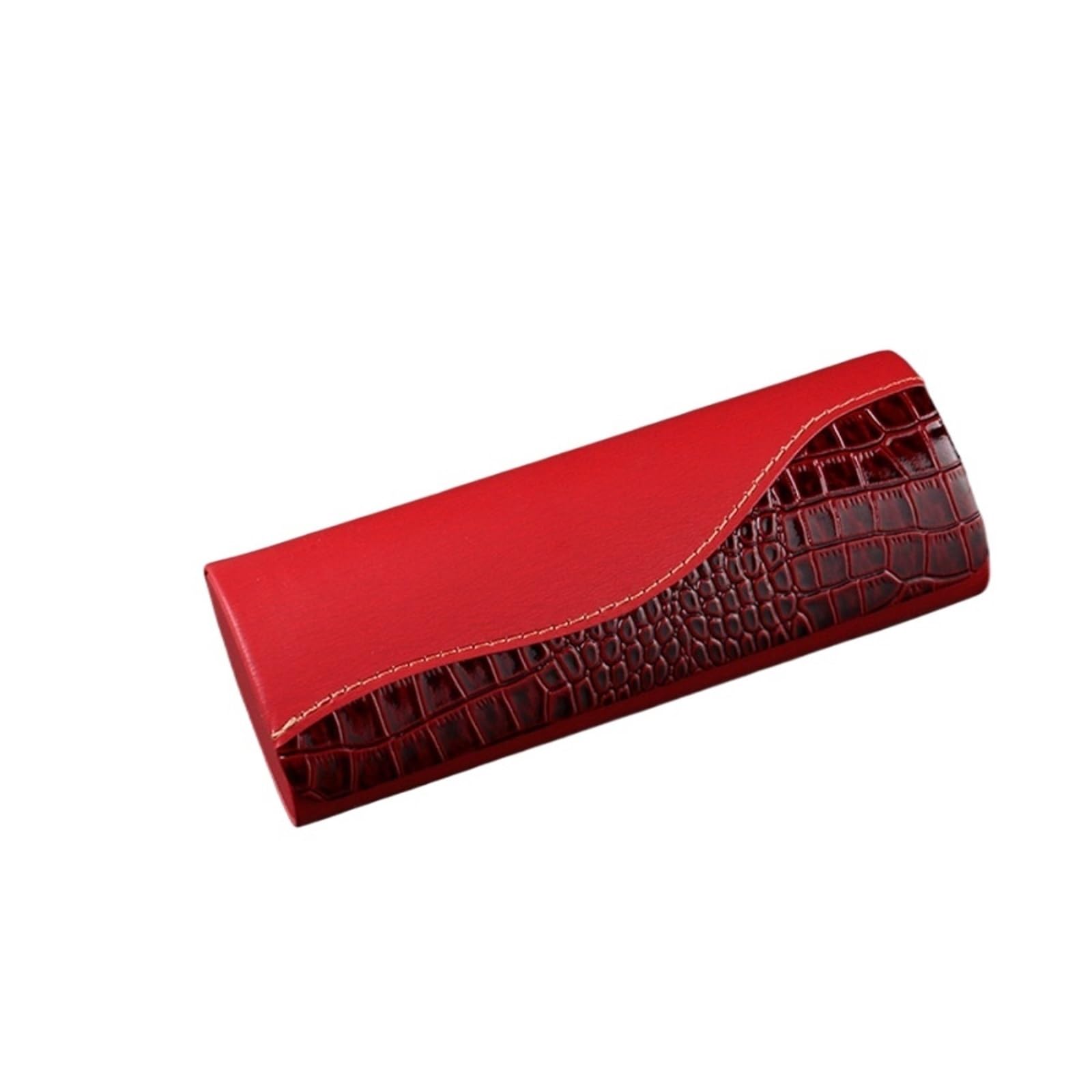 2 Stück magnetische Brillenetui aus Leder, flacher Spiegel, Sonnenbrillenetui, Aufbewahrungsbox, leicht, tragbar, weich, Paketbox Für Damen Herren Kinder